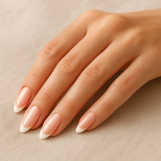 🌸 Pink French Tip Press On Nails